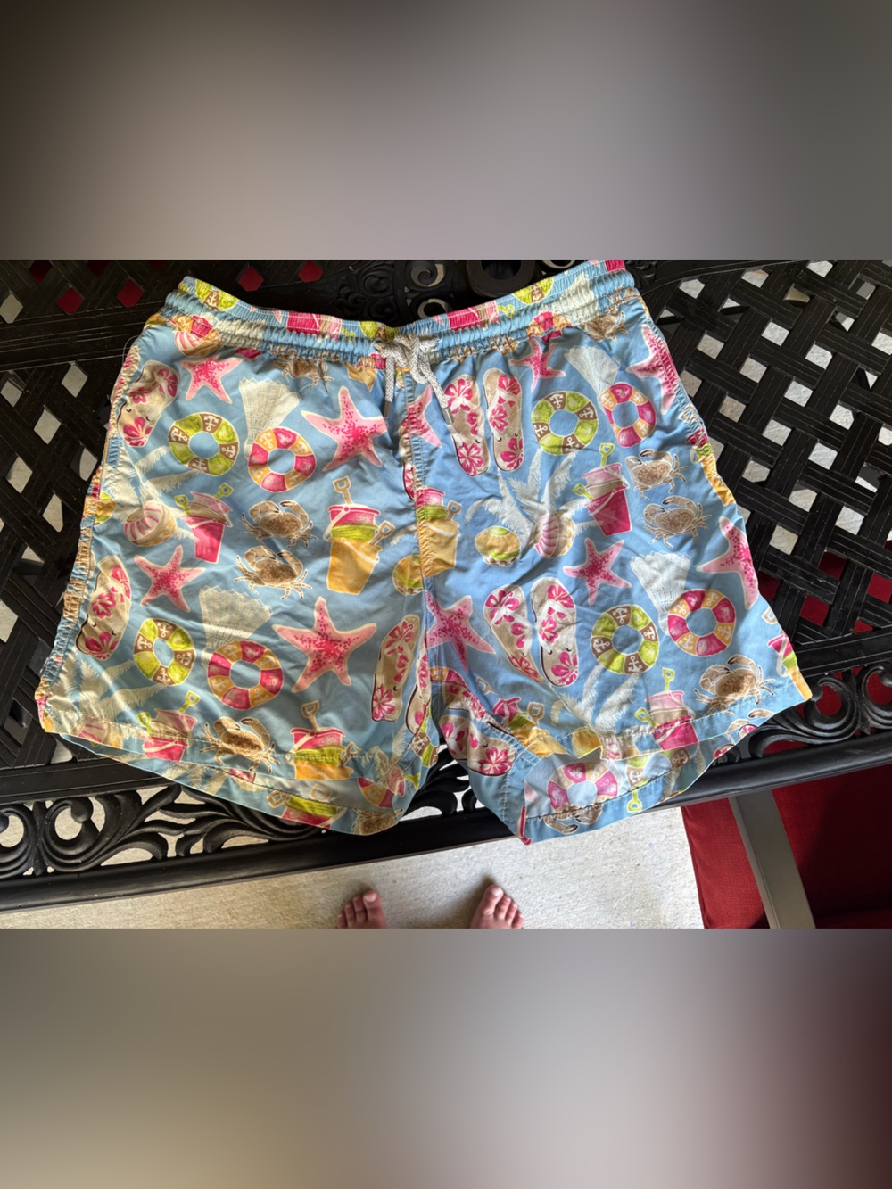 Vilebrequin Light Blue Men Swim Trunks